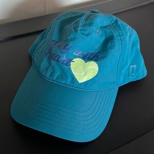 Prince Girls’ Graphic Play with Heart Cap, Teal